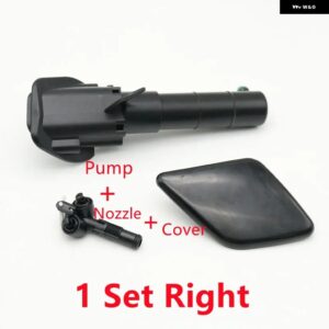 ボルボ XC90 2007-2014 ヘッドライト ランプウォッシャースプレーノズルジェット ポンプ アクチュエーター カバー - 1 Set Right