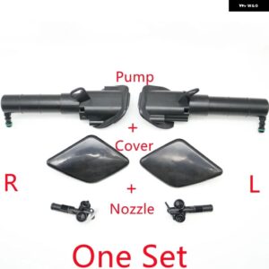 ボルボ XC90 2007-2014 ヘッドライト ランプウォッシャースプレーノズルジェット ポンプ アクチュエーター カバー - One Set