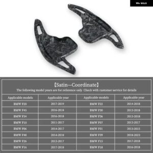 BMW F01 F06 F07 F10 F15 F16 F20 F22 F45 F30 F34 I8 オート ステアリングホイール リア シフト パドル車 シフト 装置半自動 - Forging