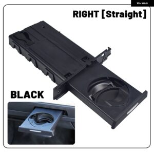 BMW カーアクセサリー フロントドリンクカップ ホルダー 水カップドリンク ホルダー E90 E91 E92 E93 51459173463 - Black Right Straight