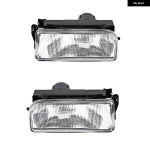 BMW ヘッドライト フォグライト 3シリーズ E36 318 320 323 325 328I 1992-1998 フロント バンパー フォグランプ H1 ベー スバル ブ無 - B Transparent