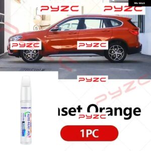 BMW 2018-2025 X7 G07 XDRIVE ペイント タッチアップ ペンキット - スクラッチ修復車スクラッチリムーバー ブラシ付き DIY オートアクセサリー - Sunset Orange