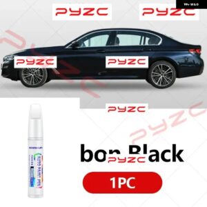 BMW 1982-2025 3シリーズ E30 E36 ペイントタッチアップペンキット - スクラッチ修復車スクラッチリムーバー ブラシ付き DIY オートアクセサリー - Carbon-Black