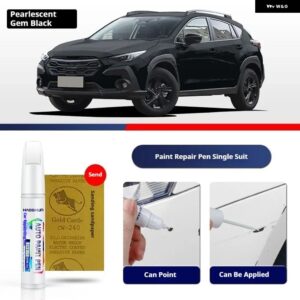 スバル ペイントペン用品 アクセサリー 塗装スクラッチ修復 スクラッチリムーバーペイントリペアセット - Pearlescent　GemBlack