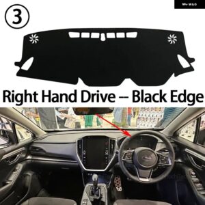 スバル ダッシュボード カバー パッド インプレッサ GU 2023-2025 カーアクセサリー ダッシュボード サンシェード ANTO-UV - right　hand　black