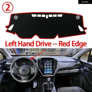 スバル ダッシュボード カバー パッド インプレッサ GU 2023-2025 カーアクセサリー ダッシュボード サンシェード ANTO-UV - left　hand　red　edge