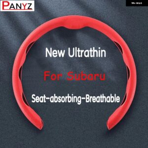 スバル カーボンパターン ステアリングホイール カバー ノンスリップ BRZ XV フォレスター レガシィアウトバックカーアクセサリー - for　subaru4