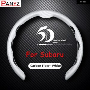 スバル カーボンパターン ステアリングホイール カバー ノンスリップ BRZ XV フォレスター レガシィアウトバックカーアクセサリー - for　subaru3
