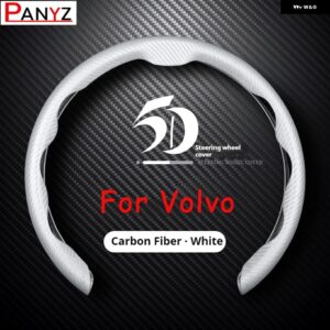 ボルボ カーボン柄 ステアリングホイール カバー XC40 XC60 XC90 S60 S90 S80 C30 V40 V60 V70 V90 カーアクセサリー - For Volvo5