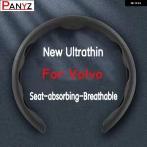 ボルボ カーボン柄 ステアリングホイール カバー XC40 XC60 XC90 S60 S90 S80 C30 V40 V60 V70 V90 カーアクセサリー - For Volvo2