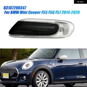 BMW フロント LED フェンダー ウィンカーライト ミニクーパー F55 F56 F57 2014-2020 サイドマーカー インジケーター ランプ - As Shown Left