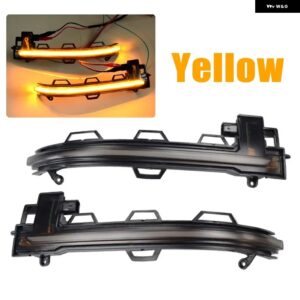 BMW 2018 2019 2020 X3 X4 X5 X6 X7 G01 G02 G05 G06 G07 LED ダイナミック ウインカー ウインカー サイドミラー インジケーター ライト リピーター - Yellow