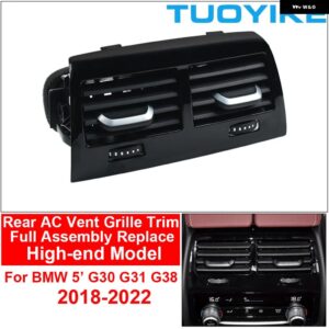 BMW リア エアコン AC ベント グリル カバー SILDER アウトレット クリップリペアキット フル アセンブリ 5 6シリーズ GT G30 G31 G38 G32 - G30 Rear High-end