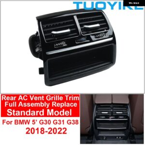 BMW リア エアコン AC ベント グリル カバー SILDER アウトレット クリップリペアキット フル アセンブリ 5 6シリーズ GT G30 G31 G38 G32 - G30 Rear Standard