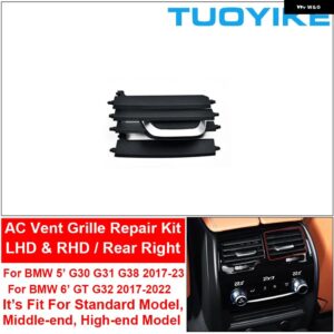 BMW リア エアコン AC ベント グリル カバー SILDER アウトレット クリップリペアキット フル アセンブリ 5 6シリーズ GT G30 G31 G38 G32 - G30 Rear Right