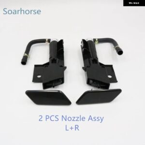 スバル アウトバック 2010 2011 2012 ヘッドライト ヘッドランプ ウォータースプレーノズル ASSY カバー キャップ付き - 2　pcs　Nozzle　Assy