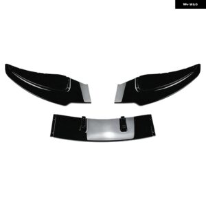 BMW フロント バンパー スポイラー リップアンダー プロテクター スプリッター 1シリーズ E81 E82 E87 E88 LCI 2008-2011 118I 120I 125I 135I スタンダード - Glossy Black