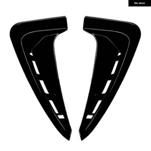 BMW X5 F15 M スポーツ 2014-2018 フロントサイド エアベント トリム カバー カーボンルック/グロスブラックフェンダーインテーク スポイラー カナード - Glossy Black