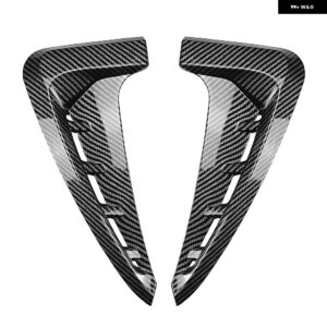 BMW X5 F15 M スポーツ 2014-2018 フロントサイド エアベント トリム カバー カーボンルック/グロスブラックフェンダーインテーク スポイラー カナード - Carbon Fiber Look