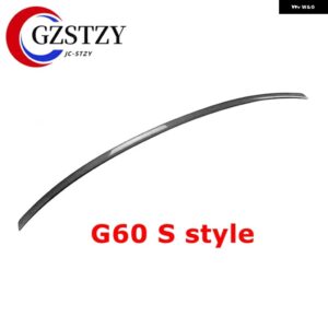 BMW 5シリーズ G60 I5 2024+ 520I 525I 528I 530I 535I MP スタイル カーボン 黒リア トランク リッド車 スポイラー ウィングチューニング - S-Carbon look