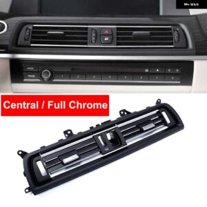 BMW LHD カーボン AC エアコン ベント グリル アウトレット カバー フレーム 交換 5シリーズ F10 520 521 523 525 528 530 2010-17 - Centre