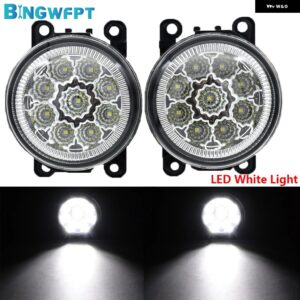 スバル DRL 直径 9CM フォグライト フォレスター 2013-18 フォグランプ アセンブリ H8/H11 12V - led-white