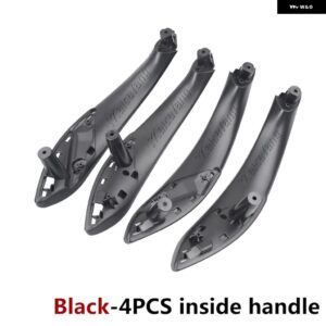 BMW インナー インテリアドアハンドル 3シリーズ F30 F80 F80 M3 F31 F34 4シリーズ F82 F33 4個 カーパーツ 51417279311 51417279315 - black 4pcs