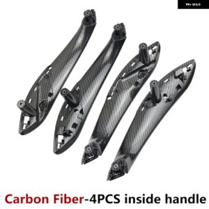 BMW インナー インテリアドアハンドル 3シリーズ F30 F80 F80 M3 F31 F34 4シリーズ F82 F33 4個 カーパーツ 51417279311 51417279315 - Carbon-4PCS