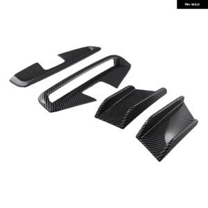BMW フロント バンパー サイドスプリッター スポイラー カナード エアナイフ トリム 4シリーズ G22 G23 M スポーツ 2020+ - Carbon Fiber