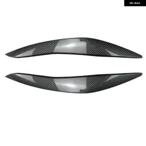 BMW 2個 ABS グロス邪悪な ヘッドライト アイブロウ F10 F11 5シリーズ 520I 520D 523I 525D 525I 530I 530D M550I M5 2010-2016 - Pre-Lci 2010-2014