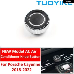 ポルシェ 中央 コンソール AC エアコン CD ボリューム コントロール ノブスイッチ ボタン トリム マカン カイエン パナメーラ 2010-2 - NEW Cayenne Knob