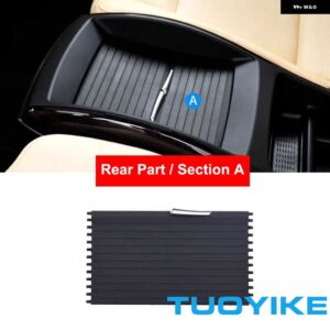 BMW カー スタイリング フロントリア インテリア センター コンソール ドリンクカップ ホルダー カバー ローラー ブラインド カーテン E70 E71 X5 X6 - Rear Section A
