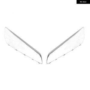 BMW 5シリーズ G30 G38 2018-2023 520I 530I 540I M550I セダン 4ドアクロームフロントサイドフェンダー エアベント トリム カバー ダクト カナード - Chrome