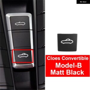 ポルシェ インテリア サンルーフ 天窓 コンバーチブル トップ プッシュ スイッチ オン オフ ボタン コントロール トリム クーペ 911 718 - Off Convertible B