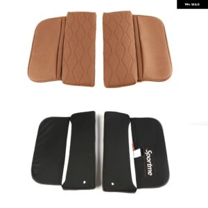 BMW センター コンソール カバー X5 G05 X7 G07 2019-2022 X6 G06 2020-2022 レザー アームレスト ボックス カバー パッド クッション カーアクセサリー - Cognac PU