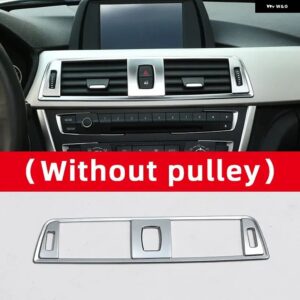 カーセンター コンソール マルチメディア フレーム トリム ABSクローム BMW 3 4シリーズ3シリーズGT F30 F36 316 318 320 2013-2019カーアクセサリー - Style 2A
