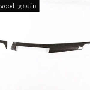 BMW X1 F48 2016-2022 ABS プラスチック 製 車内センター コンソール パネル カバー トリム アクセサリー BMW X2 F47 2018-2022 - Black Wood Grain