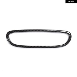 ABSクローム インテリア バックミラー フレーム カバー トリム カーアクセサリー BMW X1 F48 2016-2019 2シリーズ F45 F46 2015-2019 - carbon fiber