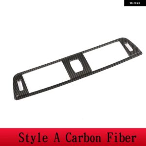 カーボン スタイル BMW 3シリーズ F30 2013-2018 ABS プラスチック エアコン ベント フレーム トリム アクセサリー - Style A carbon fiber