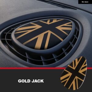 MINI COOPER F54 F55 F56 3D ステッカー ダッシュボード パネル 内装 通気口 排気口 車 装飾 自動車 スタイリング アクセサリー - Golden Jack