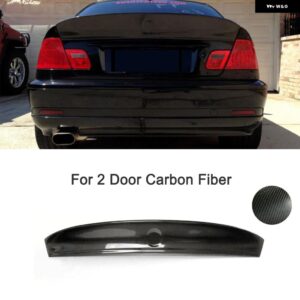 リア トランク スポイラー BMW E46 クーペ セダン M3 2ドア 4ドア 1998 - 2006 ブートリップウィングスポイラー カーボン / FRP / PUプライマー - 2 Door Carbon Fiber