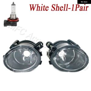 フロント バンパー フォグランプ アセンブリ フォグライト バルブ 付き BMW 3シリーズ M5 E39 2001-2003 M3 E46 2002-2005 63177894017 63177894018 - Clear Shell-1Pair