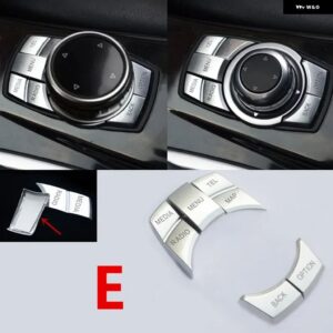 車用マルチメディア ボタン 装飾 カバー フレーム トリム BMW F25 F26 F06 F07 G38 F15 F16 F10 F30 6/7シリーズ F20 F34 F36 F21 F48 - 1 set3