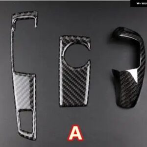 カーボンセンター コンソール ギア シフト パネル 装飾 カバー トリム BMW 5シリーズF10 5GT F07 2011-17 LHDカー スタイリング インテリア - 3 pieces