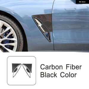 カーボン センター コンソール ギア シフト フレーム デコレーション BMW 8シリーズ G14 G15 G16 2019-2023 カー スタイリング ナビゲーションカバー トリム - 4 pieces
