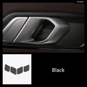 エアベント カバー トリム カー スタイリング BMW 3シリーズG20 G28 2020 ステンレス センター コンソール ギア シフト パネル デコレーション デカール - 4 pieces