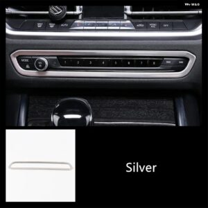 エアベント カバー トリム カー スタイリング BMW 3シリーズG20 G28 2020 ステンレス センター コンソール ギア シフト パネル デコレーション デカール - 1 piece8
