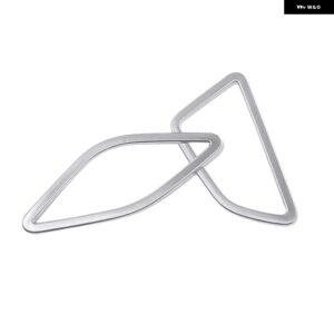 クロームABS 車ドア オーディオ スピーカー サークルカバー トリム BMW 2シリーズ アクティブツアラー 218I 220I Pファイル ボタン フレーム 装飾 - 2 pieces