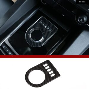 ジャガー F-PACE X761 XE X760 XF X260 車用 ABS センター コンソール ギア シフト フレーム カバー トリム カーボン アクセサリー - Carbon Fiber-B