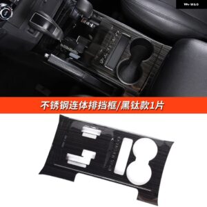 三菱 パジェロ アクセサリーV87V93V95V97V98 セントラ ル コントロール パネル デコレーションカバー パジェロ IOフルピン モンテロ カスタム - Black style 1slices
